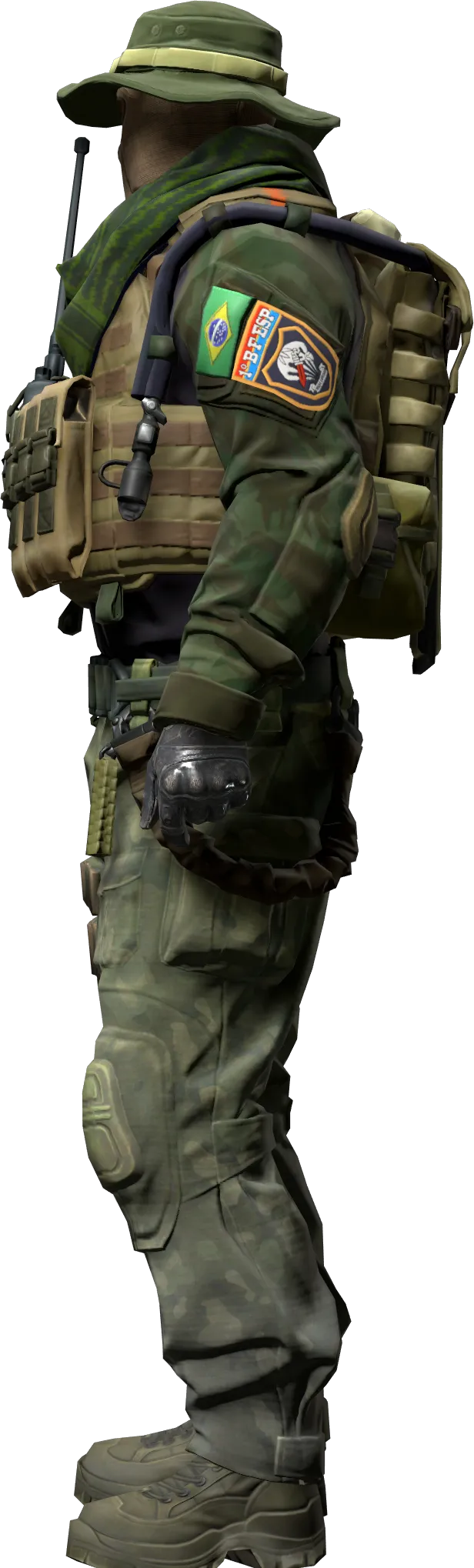 Agent left view