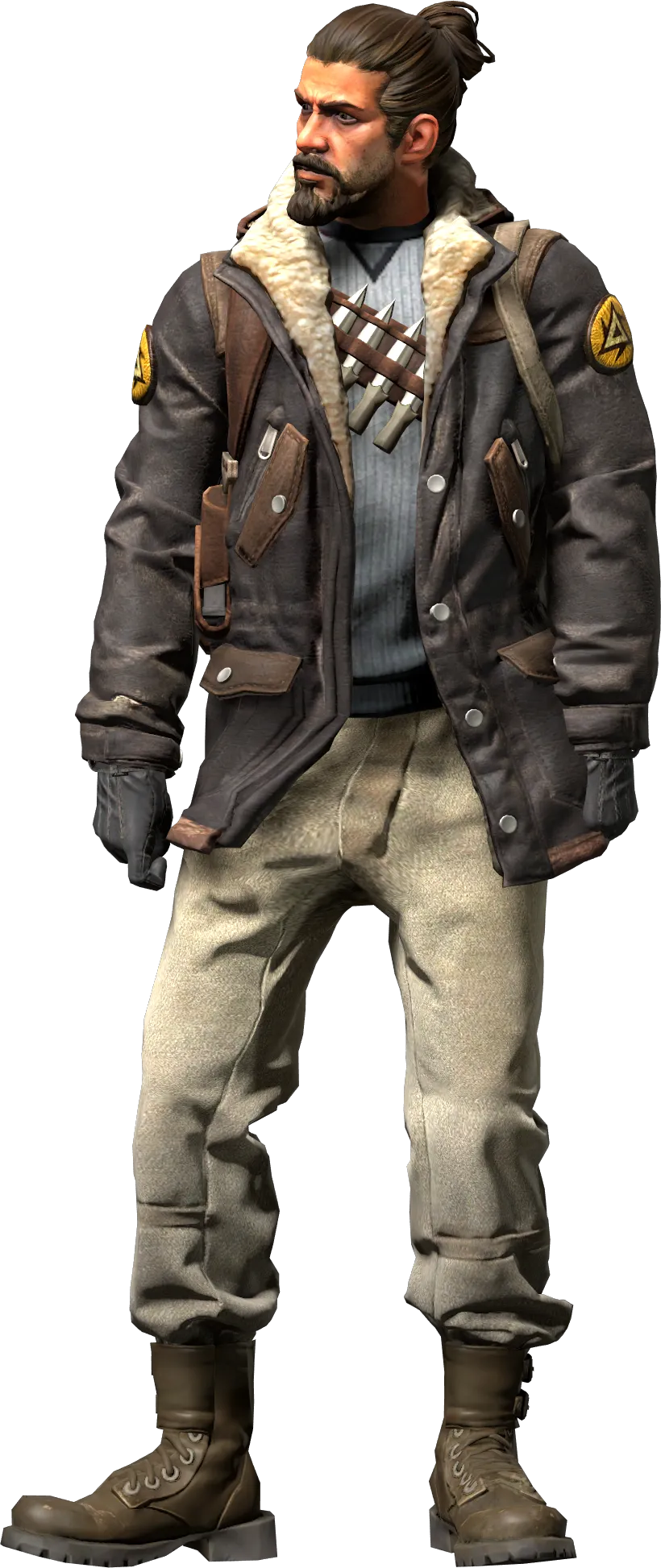 Agent front view