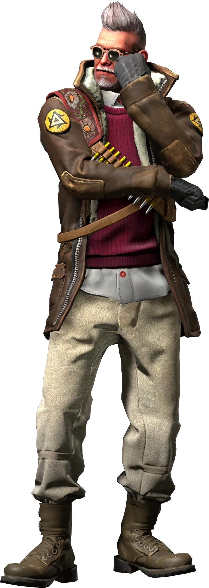 Agent front view