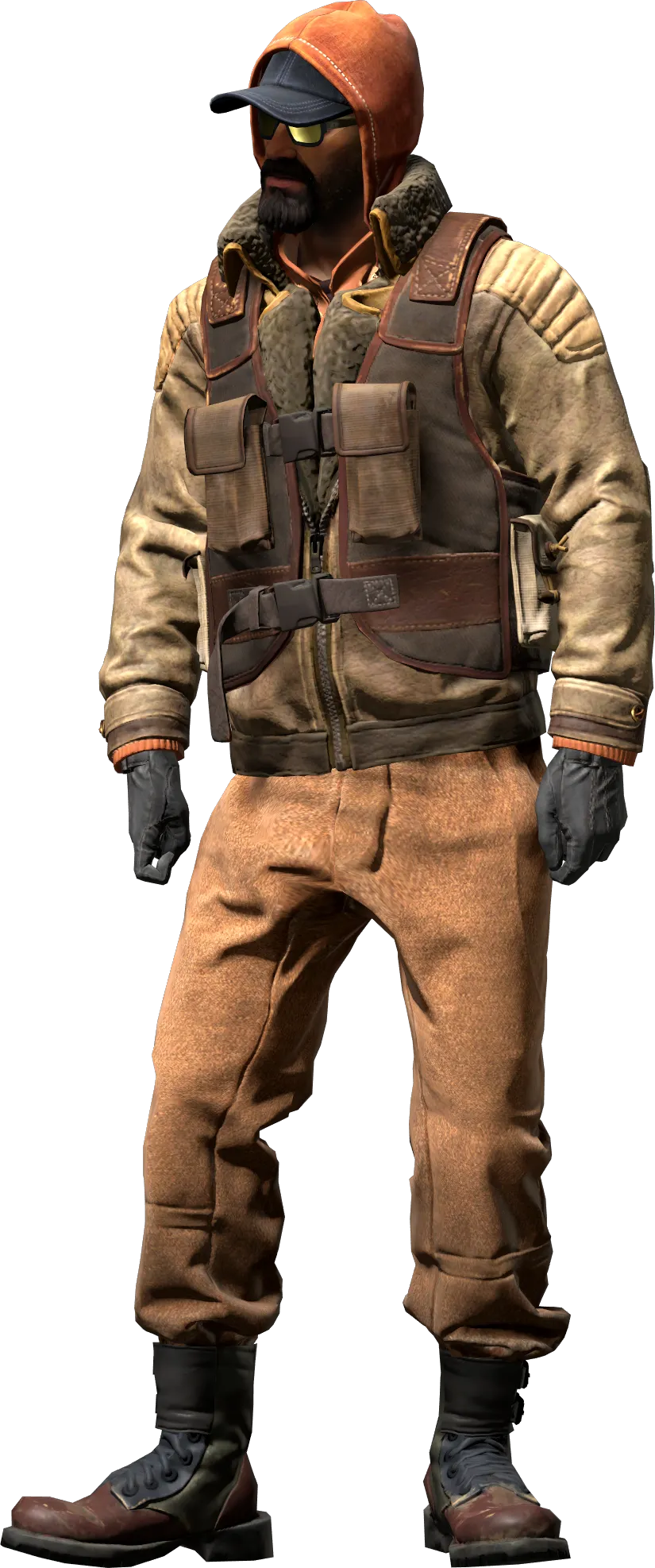 Agent front view