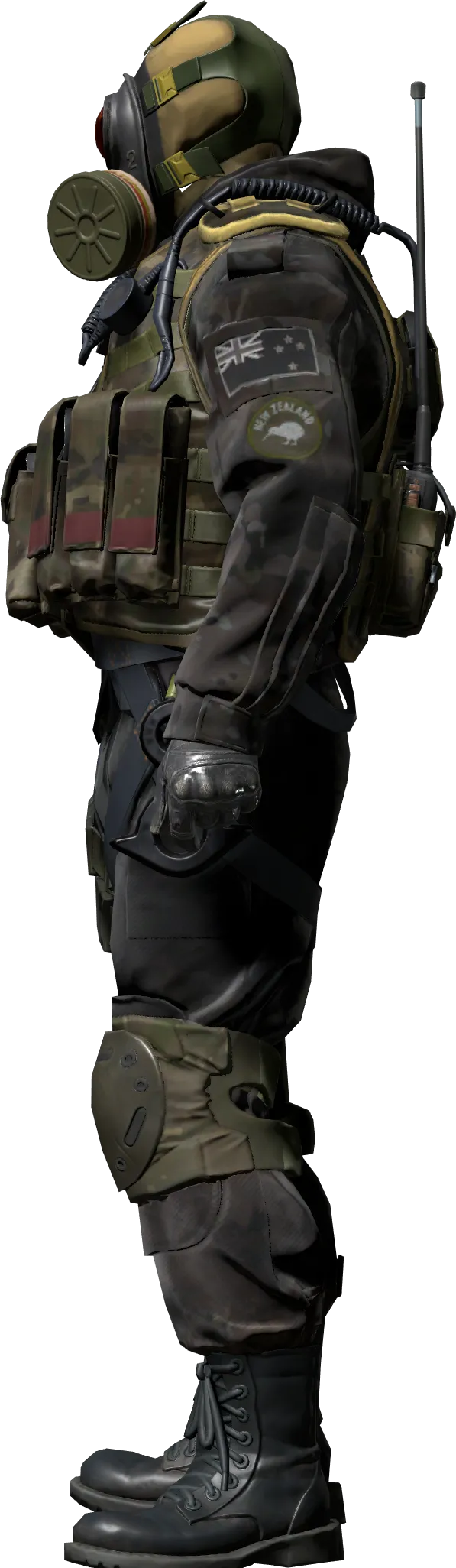 Agent left view